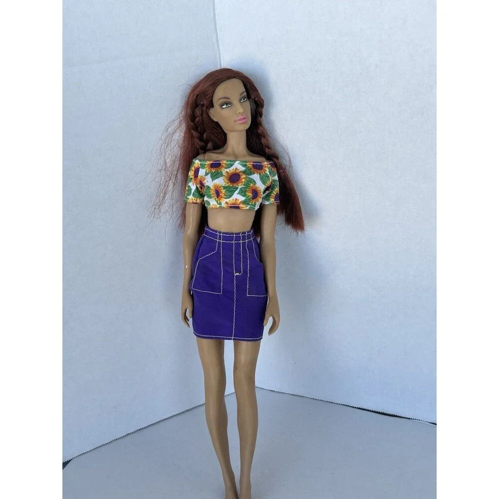 Vintage JAKKS Pacific Lady Paradise Fashion Doll Red Hair Green Eyes 12”